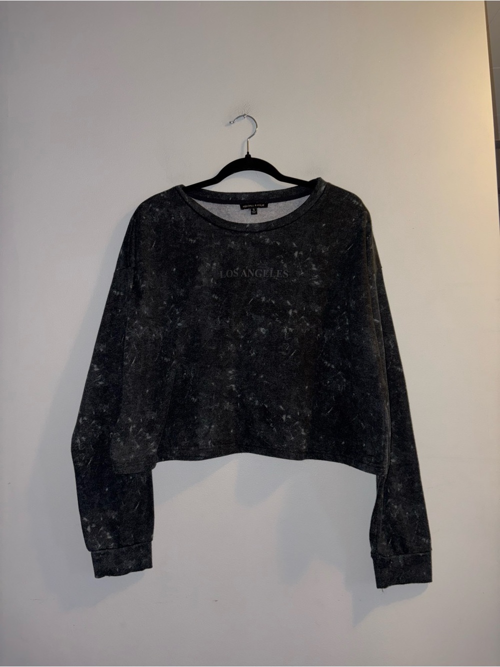 Kendall & Kylie | Black Printed Sweatshirt